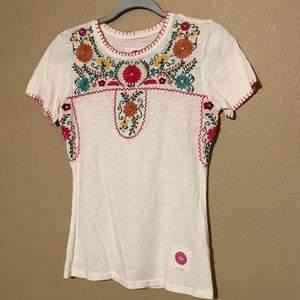 Double D Ranch Embroidered Top